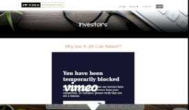 
							         Investors - J.W. Cole Financial								  
							    