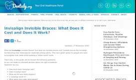 
							         Invisalign Full invisible braces: costs, treatment times and more info								  
							    