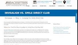 
							         Invisalign Vs. Smile Direct Club | Middletown NY - Bracesetters								  
							    