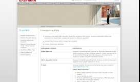 
							         Invoice Inquiries - Eastman Chemical Company								  
							    