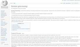 
							         Invoice processing - Wikipedia								  
							    