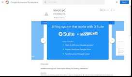 
							         Invoiced - G Suite Marketplace - Google								  
							    