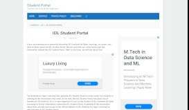 
							         IOL Student Portal : Student Portal								  
							    