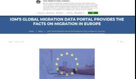 
							         IOM's Global Migration Data Portal Provides the Facts on Migration in ...								  
							    