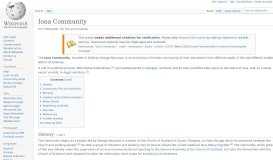 
							         Iona Community - Wikipedia								  
							    