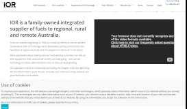 
							         IOR Petroleum | Australian Owned and Operated Fuel Distributor								  
							    