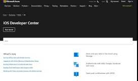 
							         iOS Developer Center | Microsoft Azure								  
							    