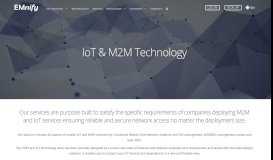 
							         IoT & M2M Technology - EMnify								  
							    