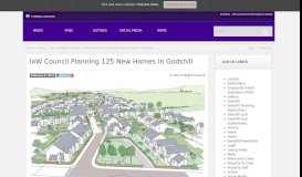 
							         IoW Council Planning 125 New Homes in Godshill - Godshill Godshill								  
							    