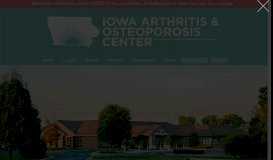 
							         Iowa Arthritis & Osteoporosis Center: Home								  
							    