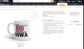 
							         Iowa Coffee Mug - State Pride Gift - Imprint America								  
							    