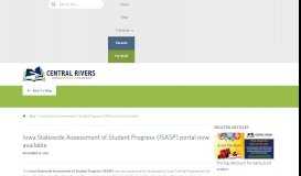 
							         Iowa Statewide Assessment of Student Progress (ISASP) portal now ...								  
							    