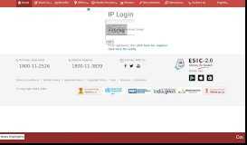 
							         IP Login - Esic								  
							    