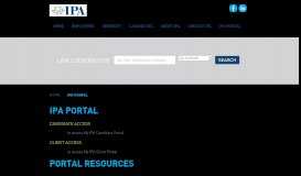 
							         IPA Portal - IPA Recruitment Solutions								  
							    