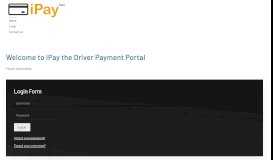 
							         iPay the Driver Payment Portal								  
							    