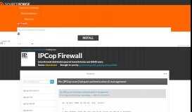 
							         IPCop Firewall / Re: [IPCop-user] hotspot authentication & management								  
							    