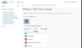 
							         IPhone / IOS Email Setup – Vistaprint Digital Support								  
							    