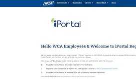 
							         iPortal - WCA Waste Corporation								  
							    