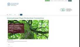
							         IPPC - International Plant Protection Convention								  
							    