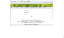 
							         IPRS Onsite Website - Login								  
							    