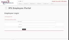 
							         IPS Employee Portal | Insurance & Payroll Solutions, Inc.								  
							    