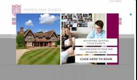 
							         Ipswich High School: Independent education for ages 3 – 18								  
							    
