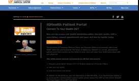 
							         IQHealth Patient Portal - UT Medical Center								  
							    