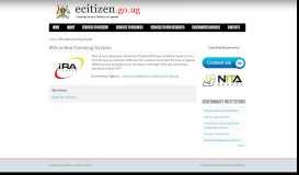 
							         IRA online licensing System | eCitizens - eCitizen Portal								  
							    