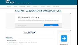
							         Iran Air - London Heathrow Airport (LHR)								  
							    