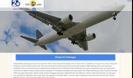 
							         IRCTC Cheap Air Packages | Online Tour Packages Booking								  
							    
