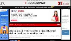 
							         IRCTC website gets a new design: Here's what has changed ...								  
							    
