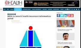 
							         IRDA to launch health insurance information portal - eHealth Magazine								  
							    