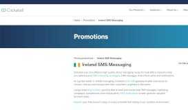 
							         Ireland Bulk SMS messaging discount pricing from €0.0473 per text								  
							    