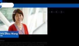 
							         Iris Zhou Wang, PhD | Roswell Park Comprehensive Cancer Center								  
							    