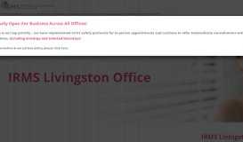 
							         IRMS Livingston Office - IRMS Reproductive Medicine								  
							    