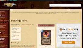 
							         Ironforge Portal - Hearthstone Wiki								  
							    