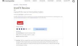 
							         IronFX 2019 Review - Investopedia								  
							    