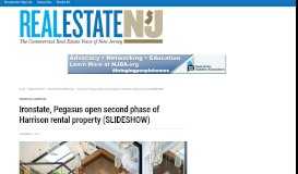 
							         Ironstate, Pegasus open second phase of Harrison rental property ...								  
							    
