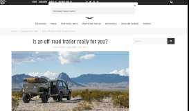 
							         Is an off-road trailer really for you? – Expedition Portal								  
							    