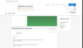 
							         Is glialplay.com Safe? Community Reviews | WoT (Web of Trust)								  
							    