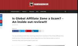 
							         Is Global Affiliate Zone a Scam? - An inside out review!!!								  
							    