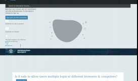 
							         Is it safe to allow users multiple login at different browsers ...								  
							    