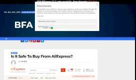 
							         Is It Safe To Buy From AliExpress? – BFA: Cool Aliexpress Products								  
							    