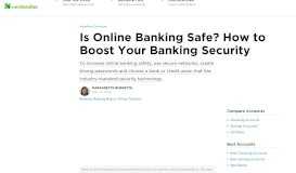 
							         Is Online Banking Safe? How to Boost Your Banking Security ...								  
							    