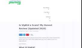 
							         Is VIPKID a Scam? Honest Review [April 2019] - Work From Home ...								  
							    