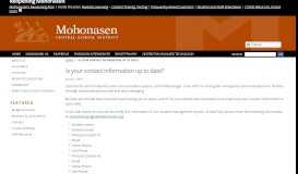 
							         Is your contact information up to date? | Mohonasen Central School ...								  
							    
