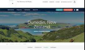 
							         ISA Dunedin, New Zealand Study Abroad								  
							    