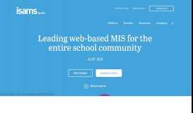 
							         iSAMS MIS | School Management Information System (MIS)								  
							    