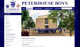 
							         iSAMS Parent Portal - Peterhouse Boys								  
							    