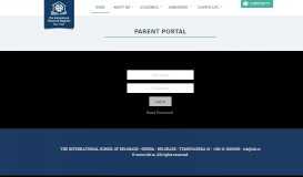 
							         ISB Parent Portal | LOGOUT								  
							    